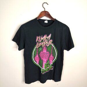 Kuala Lumpur Malaysia KL Tower Street Urban Style Retro 90s Vibrant Unisex Tee S